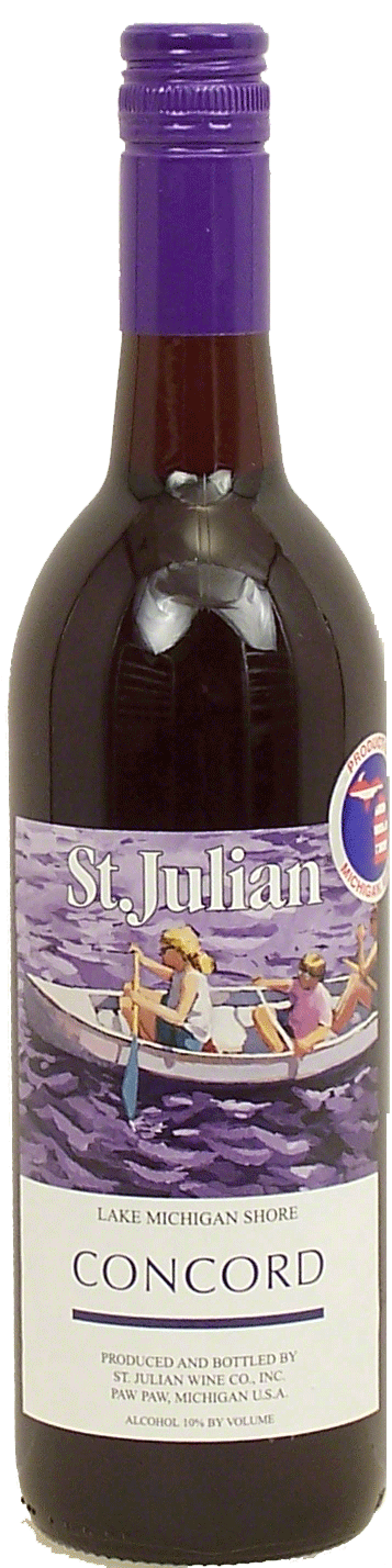 St. Julian  concord grape wine from Lake Michigan Shore, 10% alc. by vol. Full-Size Picture